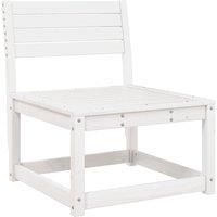 Berkfield Home Garden Sofa White Solid Wood Pine