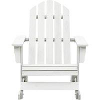Berkfield Home Garden Rocking Chair Wood White