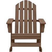 Berkfield Home Garden Rocking Chair Wood Brown