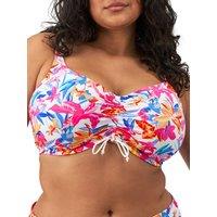 Elomi Women's Savaneta Underwired Bikini Top in Pink | Size: 42H