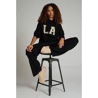 South Beach Women's LA Knit Hoodie in Black | Size: XS