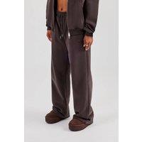 Cernucci Women's Wide Leg Jogger - Coffee in Brown | Size: Large
