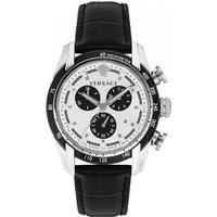 Versace Men's VE2I00821 V Ray 44mm Quartz Watch in Black