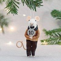 The Alphabet Gift Shop Dancing Judge Christmas Decoration in Black