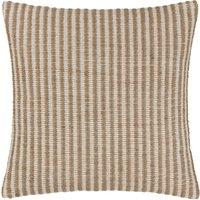 Yard Organik Stripe Jute Woven Cushion in Natural | Size: 45 cm x 45 cm