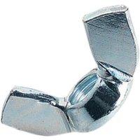 Forgefix Wing Nut Zp M8 Bag 10 in Silver