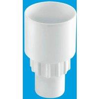 McAlpine TUN-1 1.5" Tun Dish with 3/4" Pushfit Outlet in White
