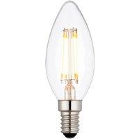 Loops 4W E14 LED Vintage Filament Candle Bulb - Warm White - Indoor/Outdoor LED Lamp