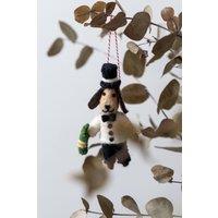 Lily & Me Party Gent Felt Friends Christmas Tree Decoration