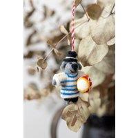 Lily & Me Musical Gent Felt Friends Christmas Tree Decoration