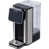 Living and Home Instant Hot Water Dispenser with 2.5L Tank and Drip Tray in Black