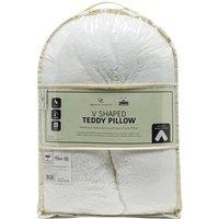 GAVENO CAVAILIA Teddy V Shape Pillow in White