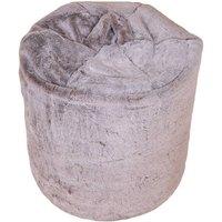 Kaikoo Fur Beanbag Soft Grey