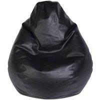 Kaikoo Faux Leather Tear Drop Black