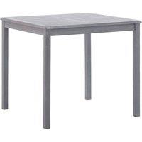 Berkfield Home 5 Piece Garden Dining Set Solid Acacia Wood Grey