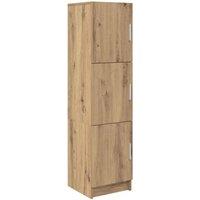 Berkfield Home Artisan Oak Sideboard Artisan oak Engineered wood Large Storage in Brown