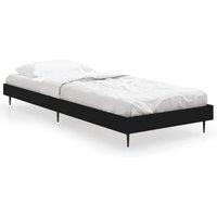 Berkfield Home Bed Frame Black 75x190 cm Small Single Engineered Wood