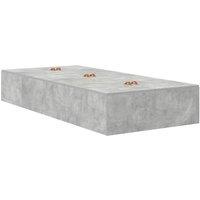 Berkfield Home Bed Frame Concrete grey Concrete Single Durable