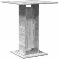 Berkfield Home Bistro Table Grey Sonoma 60x60x75 cm Engineered Wood | Size: 60 x 60 x 75 cm
