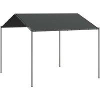 Berkfield Home Canopy Tent Anthracite 3x3 m Steel & Fabric in Dark Grey