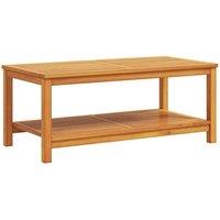 Berkfield Home Coffee Table 70x40x45 cm Solid Acacia Wood in Brown | Size: 70 x 40 x 45 cm