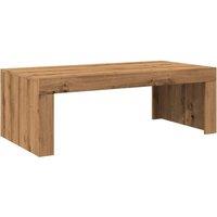 Berkfield Home Coffee Table Artisan Oak 102x50x35 cm Engineered Wood in Brown | Size: 102 x 50 x 35 cm