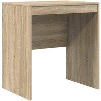 Berkfield Home Computer Desk Sonoma oak Engineered wood 70 x 50 x 76 cm in Light Brown