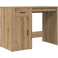 Berkfield Home Desk Artisan Oak 100x49x75 cm Engineered Wood in Brown | Size: 100 x 49 x 75 cm