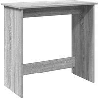Berkfield Home Desk Grey Sonoma 80x40x75 cm Engineered Wood | Size: 80 x 40 x 75 cm