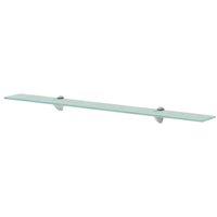 Berkfield Home Floating Shelves 2 pcs Glass 90x20 cm 8 mm in Clear