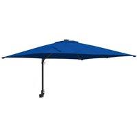 Berkfield Home Garden Parasol Azurblau 2.5 x 2.5 m Fabric in Blue