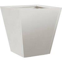 Berkfield Home Garden Planter 30x30x30 cm Stainless Steel in Silver | Size: 30 x 30 x 30 cm