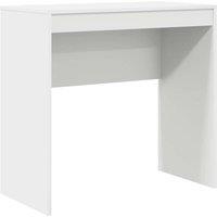 Berkfield Home Writing Desk White MDF 80 x 40 x 76 cm Simple Writing Desk