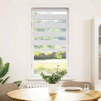 Berkfield Home Zebra Blind White 65x150 cm Fabric Width 60.9 cm Polyester