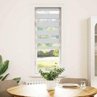 Berkfield Home Zebra Blind White 40x150 cm Fabric Width 35.9 cm Polyester