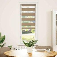Berkfield Home Zebra Blind Sand Brown 40x150 cm Fabric Width 35.9 cm Polyester
