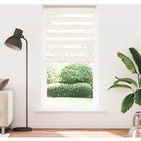 Berkfield Home Zebra Blind Marble Beige 95x200 cm Fabric Width 90.9 cm Polyester