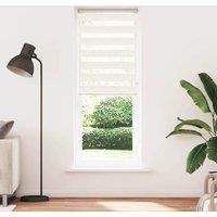 Berkfield Home Zebra Blind Marble Beige 90x200 cm Fabric Width 85.9 cm Polyester