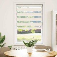 Berkfield Home Zebra Blind Marble Beige 85x150 cm Fabric Width 80.9 cm Polyester