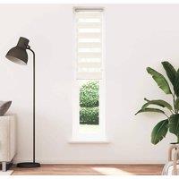 Berkfield Home Zebra Blind Marble Beige 50x200 cm Fabric Width 45.9 cm Polyester