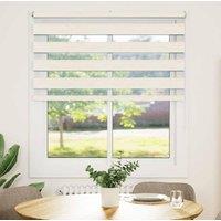 Berkfield Home Zebra Blind Marble Beige 125x100 cm Fabric Width 120.9 cm Polyester