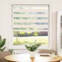 Berkfield Home Zebra Blind Marble Beige 110x150 cm Fabric Width 105.9 cm Polyester