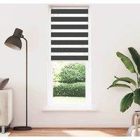 Berkfield Home Zebra Blind Black 70x230 cm Fabric Width 65.9 cm Polyester