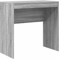 Berkfield Home Writing Desk Grey sonoma Engineered wood 80 x 40 x 76 cm Simple