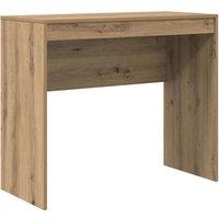 Berkfield Home Writing Desk Artisan oak Particle board Medium Durable in Brown