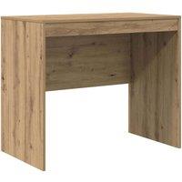 Berkfield Home Writing Desk Artisan Oak Engineered Wood 90 x 50 x 76 cm in Brown