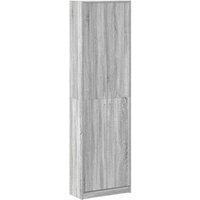 Berkfield Home Wardrobe Grey Sonoma 55x25x189 cm Engineered Wood | Size: 55 x 25 x 189 cm