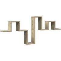 Berkfield Home Wall Shelf Sonoma Oak 104.5x10x43 cm Engineered Wood in Light Brown