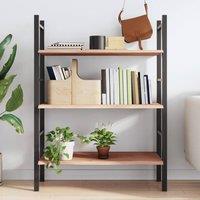 Berkfield Home Wall Shelf 100x60x2 cm Untreated Solid Wood Oak in Light Tan | Size: 100 x 60 x 2 cm