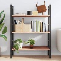 Berkfield Home Wall Shelf 100x50x2 cm Untreated Solid Wood Oak in Light Tan | Size: 100 x 50 x 2 cm